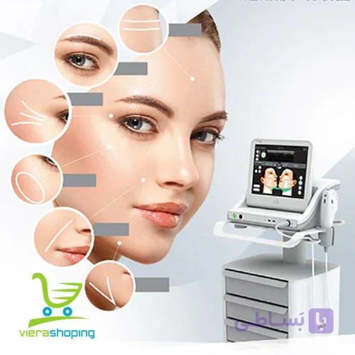 دستگاه هایفو اولترا سه بعدی لیفتینگ پوست صورت و بدن پنج کاتریج
